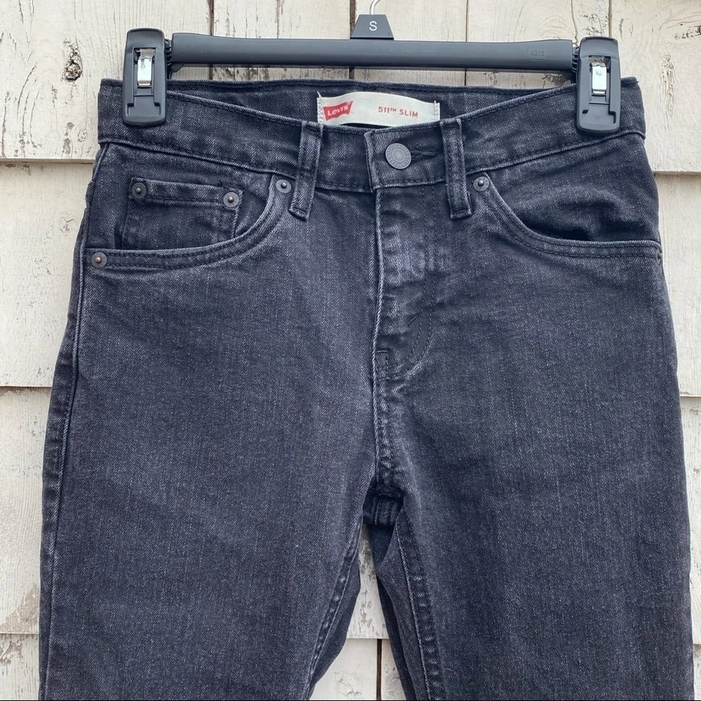 Levi’s 511 Slim Black Faded  Jeans